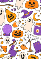 Paper Pad Adhesivo Halloween 16und /A5