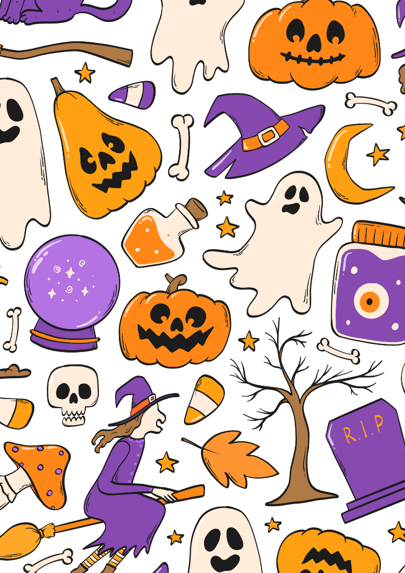 Paper Pad Adhesivo Halloween 16und /A5