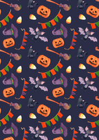 Paper Pad Adhesivo Halloween 16und /A5