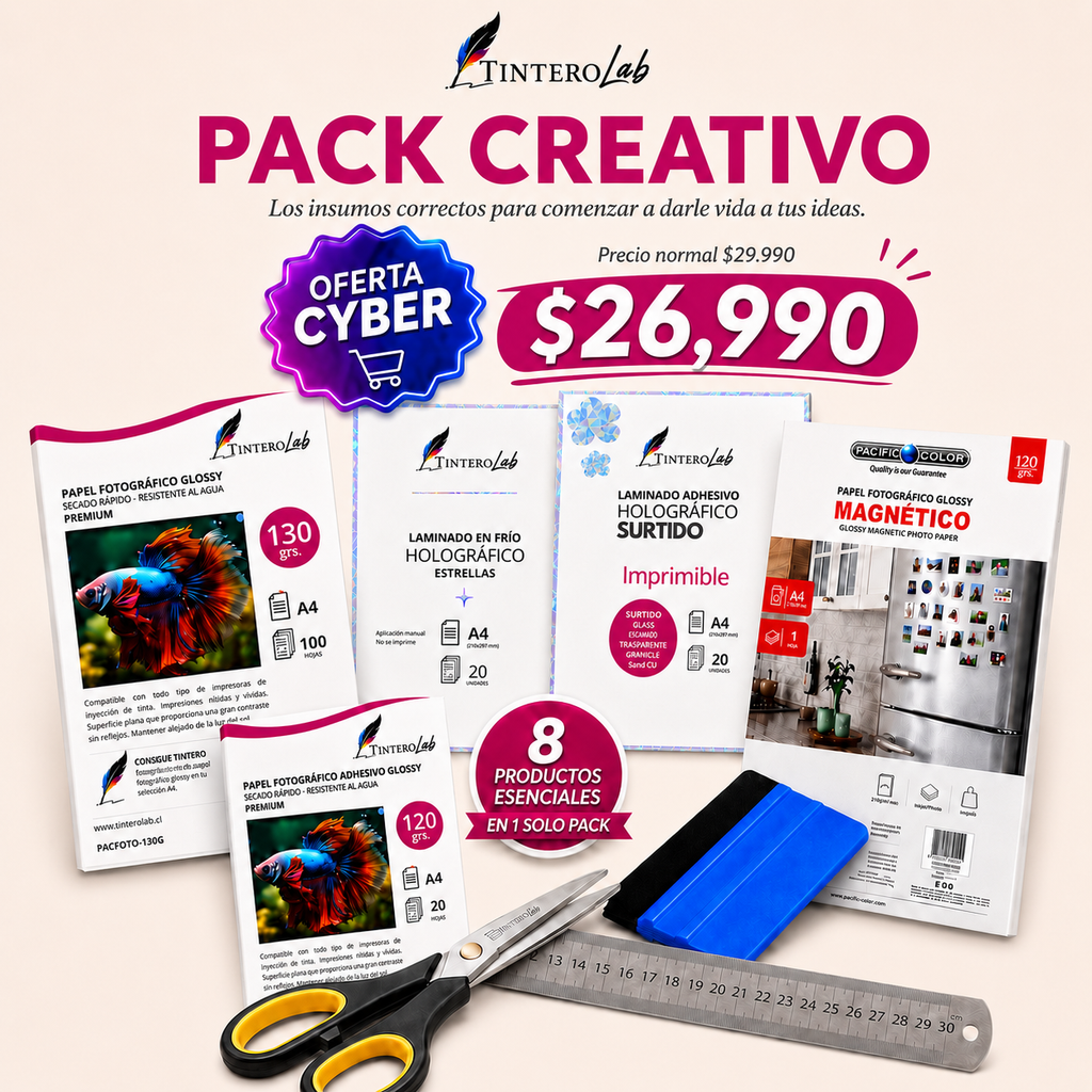 PACK Creativo 8 productos para comenzar