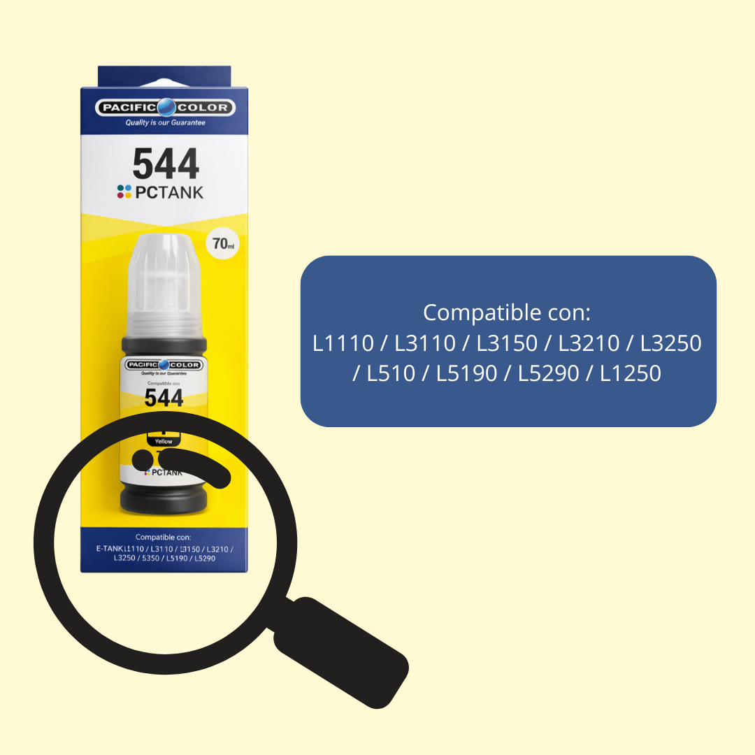 Pack x4 Tintas 544 Botella