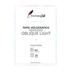 Holográfico Adhesivo imprimible OBLIQUE LIGHT (20h)