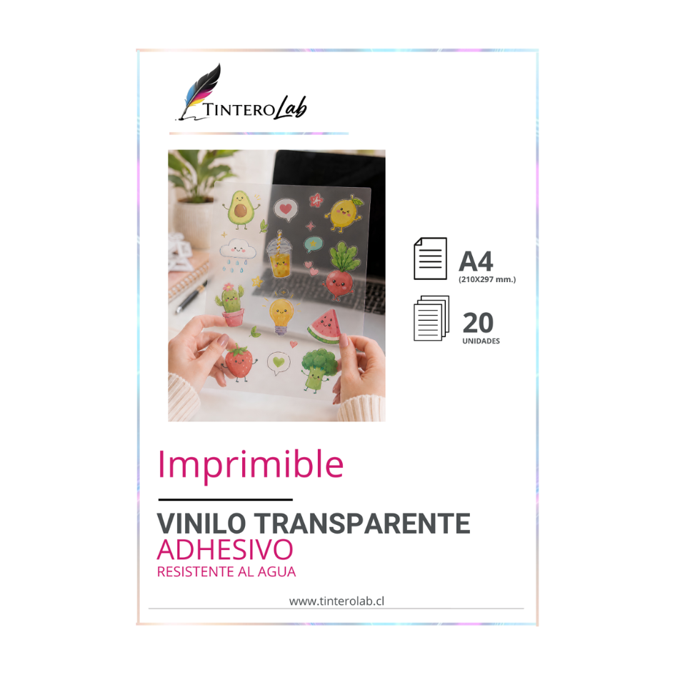 Vinilo Transparente Imprimible / Adhesivo