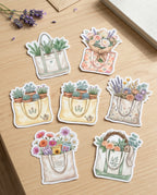 +200 Stickers Jardín Secreto - Flores, plantas, Vintage, Jardín.