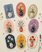 +200 Stickers Jardín Secreto - Flores, plantas, Vintage, Jardín.