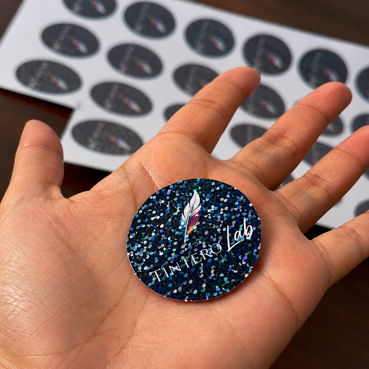 Lámina Holográfica Diamantes en frío (20h.)