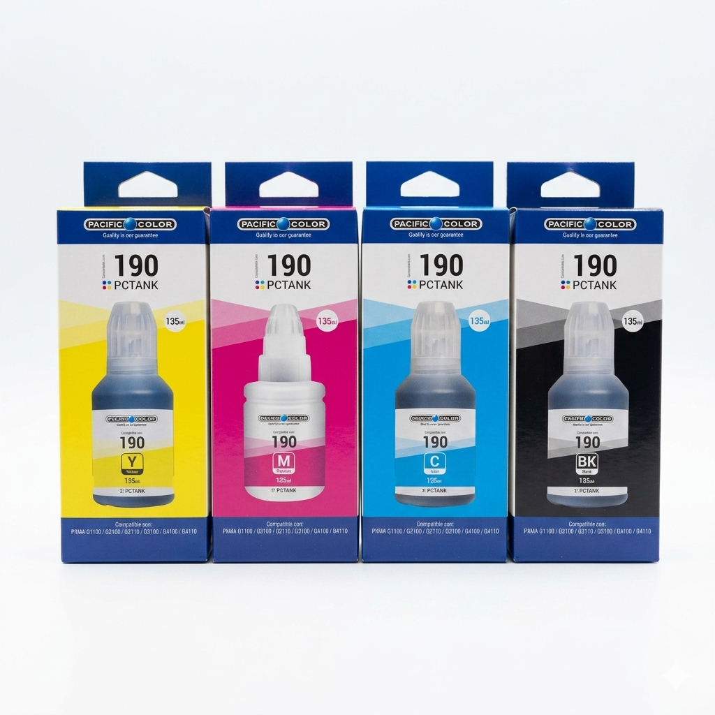 PACK TINTA 190 COMPATIBLE CANON