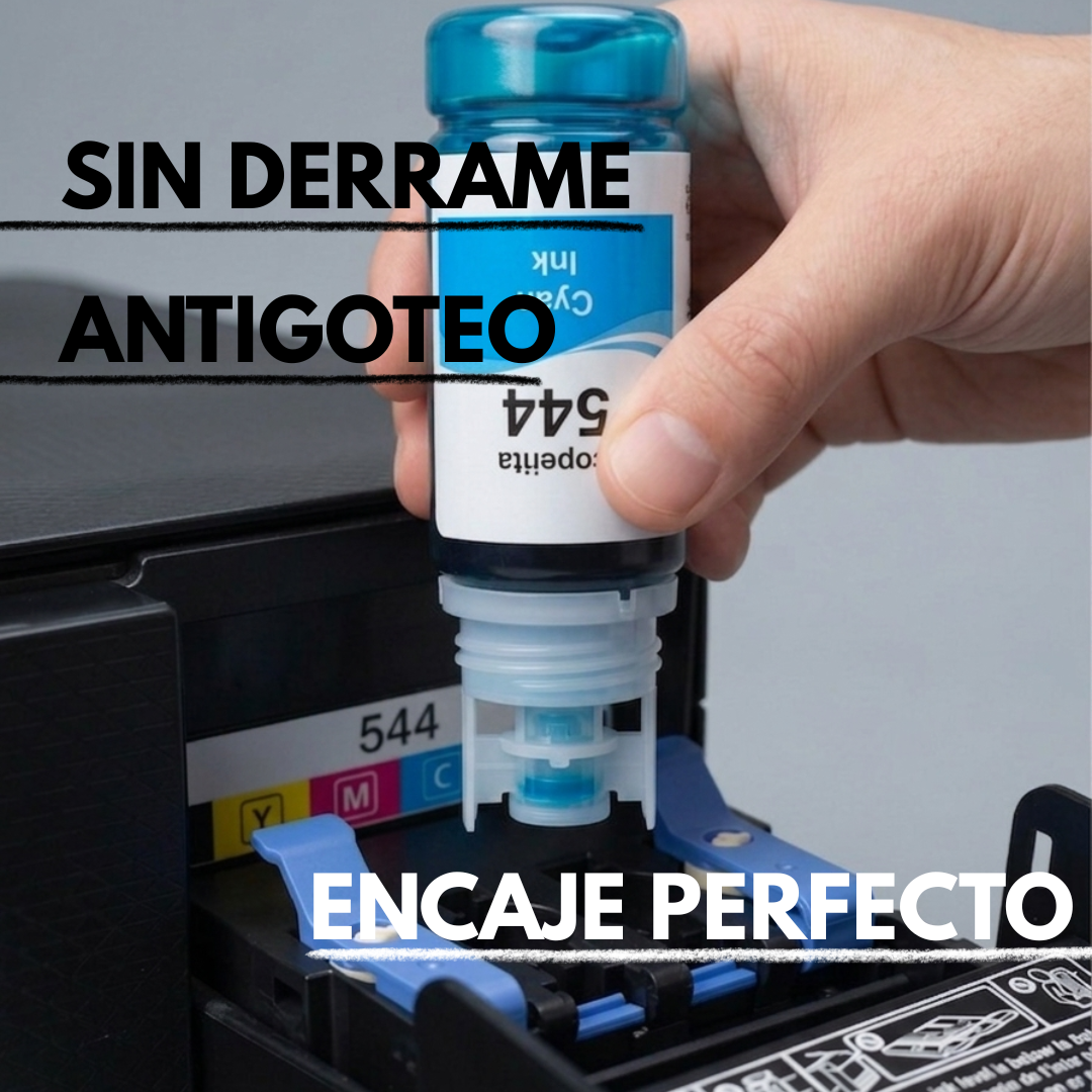 Pack x4 Tintas 544 Botella