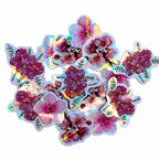 Stikers Holográfico MIX Flores. 30und