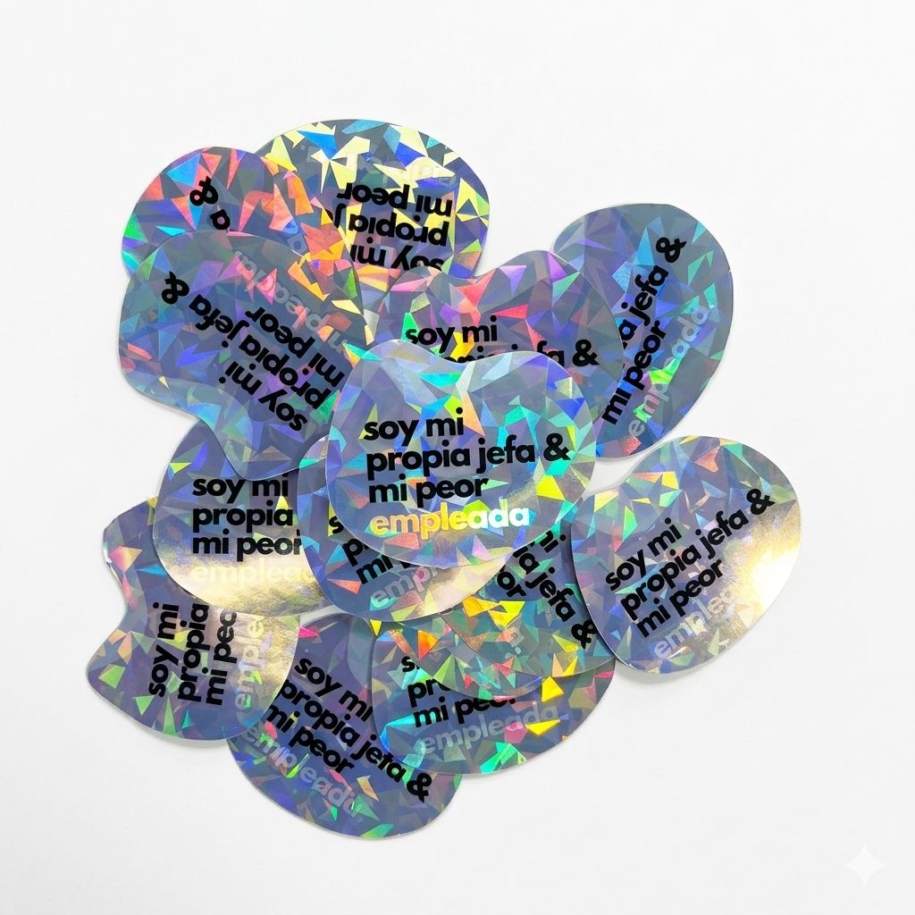 Stikers Holográfico "Soy mi propia jefa..." 30und