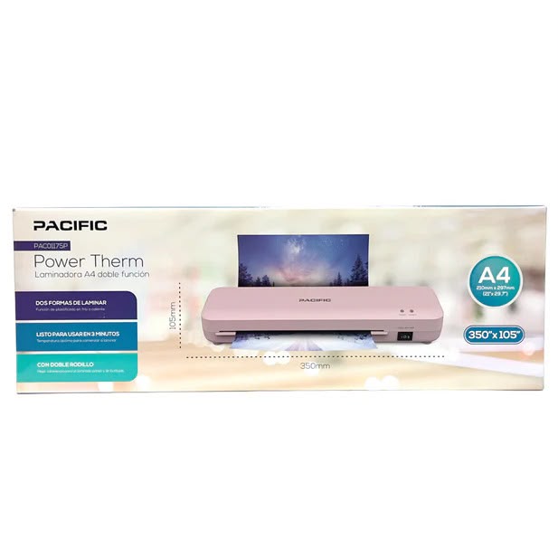 PACK OFERTA + TERMOLAMINADORA ROSA
