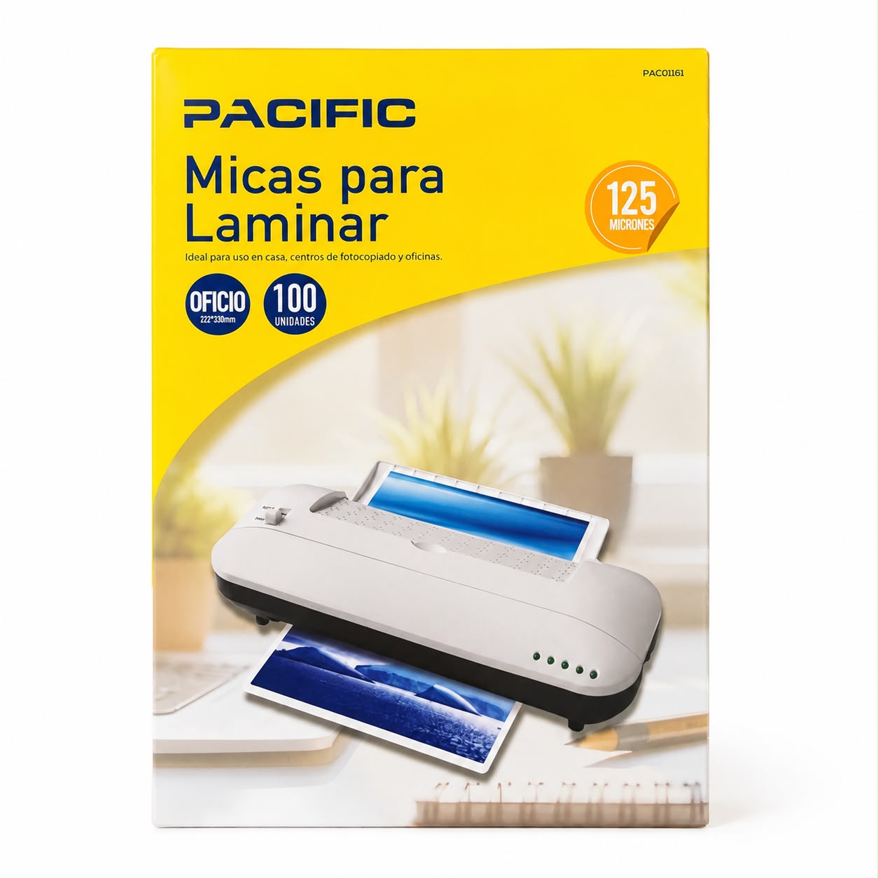 Micas para Termolaminar OFICIO / 100und. / 125mic