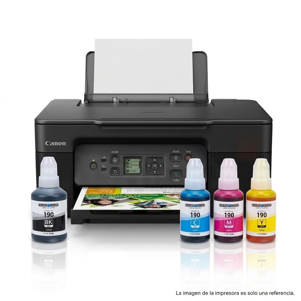 PACK TINTA 190 COMPATIBLE CANON