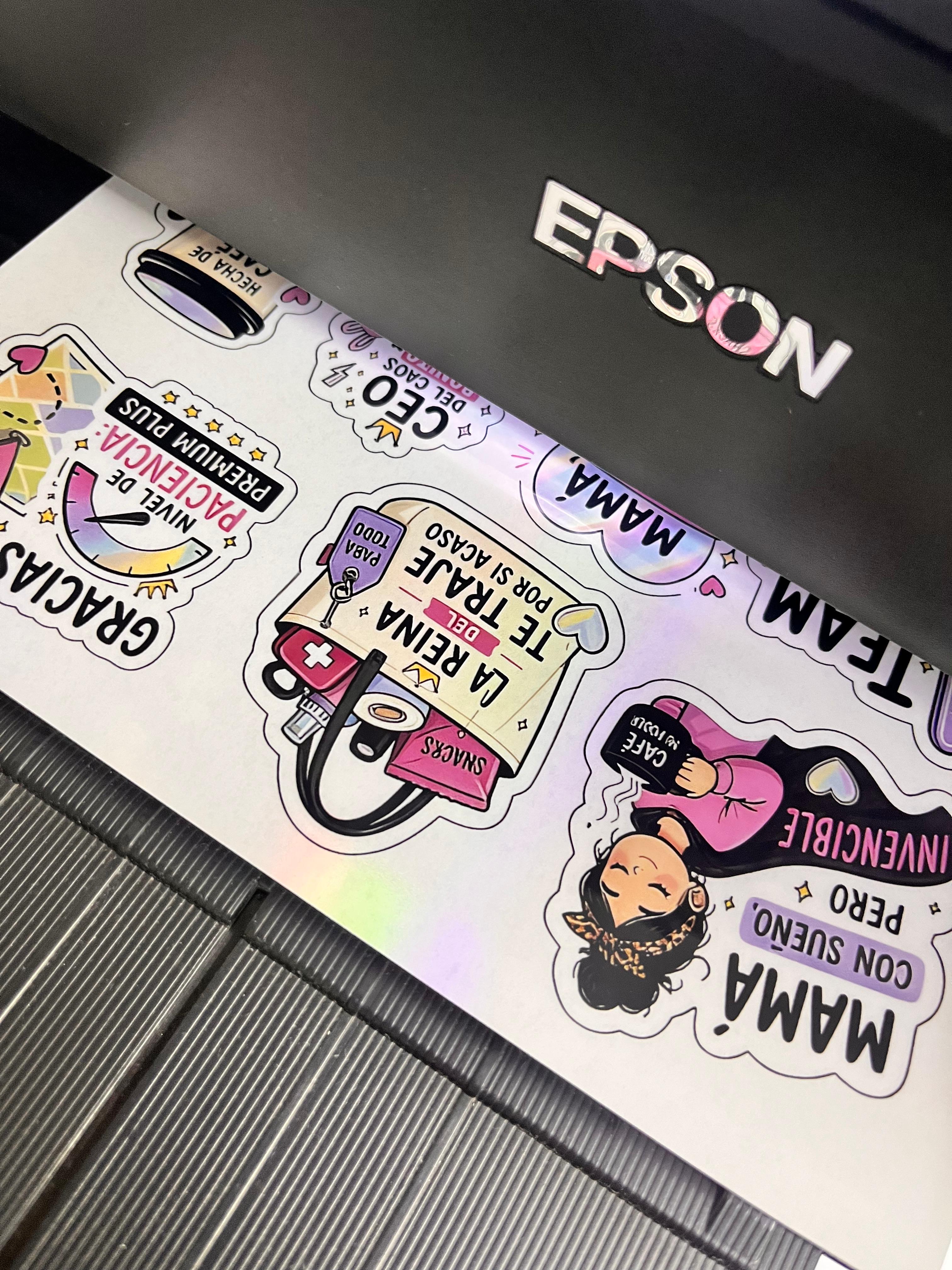 Plantilla Stikers Día Mamá
