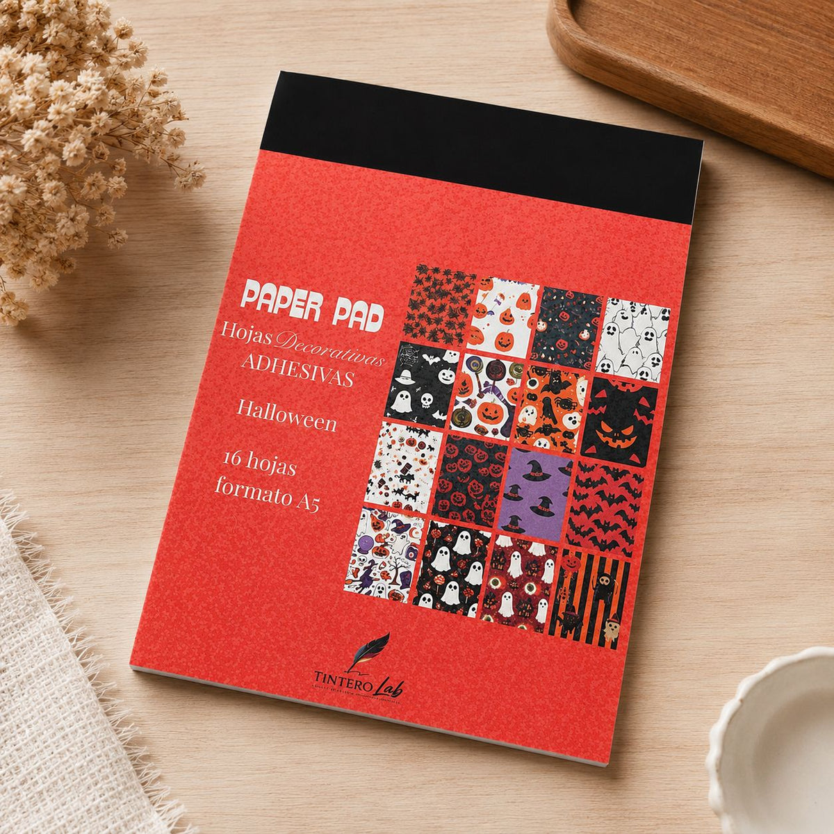 Paper Pad Adhesivo Halloween 16und /A5